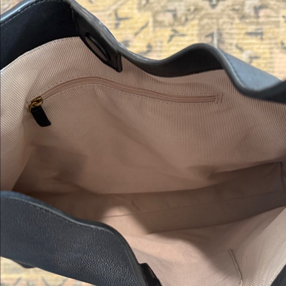 Margot Classic Black Leather Hobo Bag - Picture 3 of 4